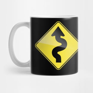 Curves Ahead! Mug